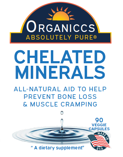 Chelated Minerals: A natural aid for muscle cramps & bone loss!